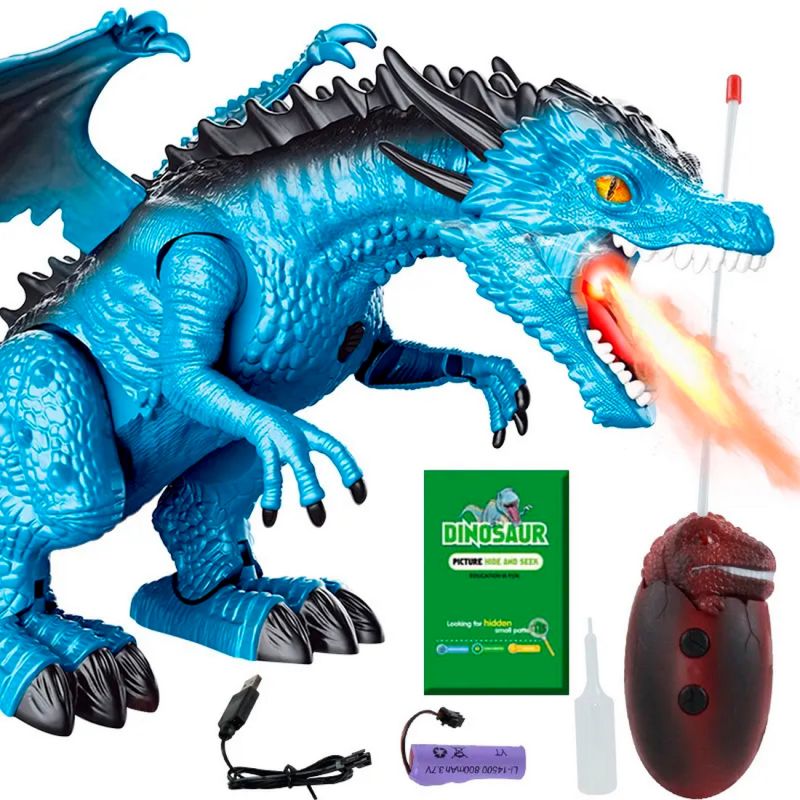Comprar Dragon Dinosaurio Movimiento Luces Sonid en Electroshopy